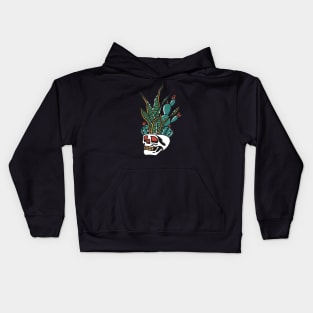 Skull Plants Kids Hoodie